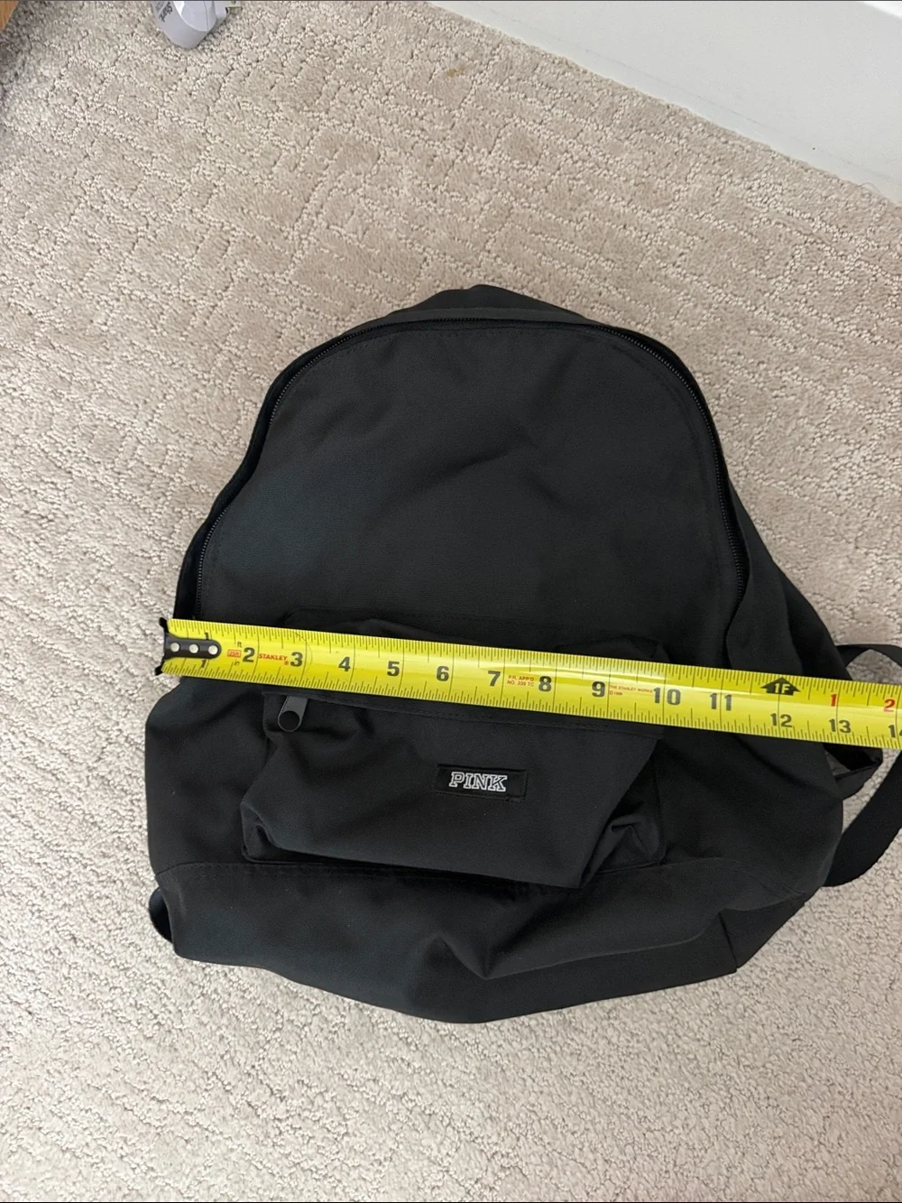 PINK Victoria's Secret Black Classic Canvas Backpack